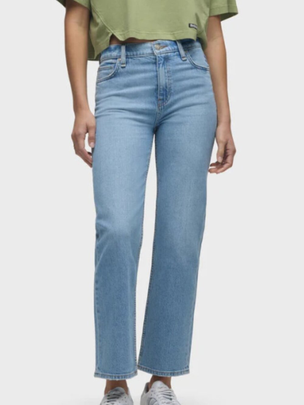 Remi High-Rise Straight Ankle Jean - Americana